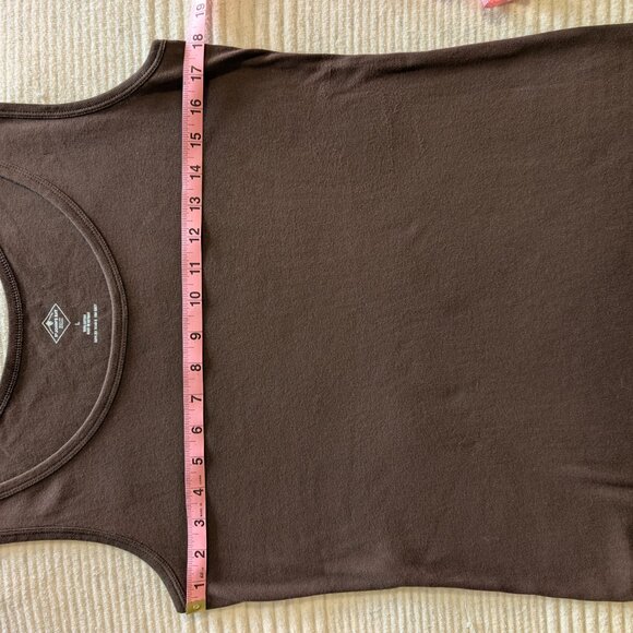 St. John's Bay Cotton Tanks (2) Brown & Coral - Picture 4 of 8